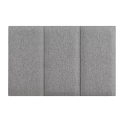 [Neu.Haus] Panneau Mural Décoratif<Set de 3 coussins muraux Carpino en tissu 60 x 30 cm gris clair neu.haus