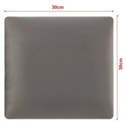 [Neu.Haus] Panneau Mural Décoratif<Set de 4 coussins muraux Carpino en velours 30 x 30 cm gris foncé neu.haus