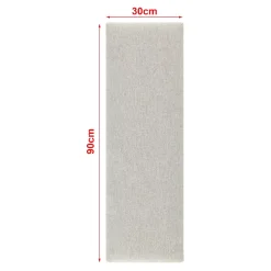 [Neu.Haus] Panneau Mural Décoratif<Set de 2 coussins muraux Carpino en tissu 90 x 30 cm gris neu.haus