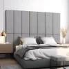 [Neu.Haus] Set de 2 coussins muraux Carpino en tissu 90 x 30 cm gris clair neu.haus- Panneau Mural Décoratif