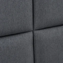 [Neu.Haus] Set de 4 coussins muraux Carpino en tissu 30 x 30 cm gris foncé neu.haus- Panneau Mural Décoratif