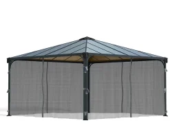 Palram Set moustiquaire pour tonnelle Palermo 4300- Moustiquaire Pour Tonnelle Et Pergola