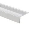 Floordirekt Seuil d'escalier Glory Aluminium anodisé Forme: L Argent S 90 cm- Profilé De Rénovation De Marche