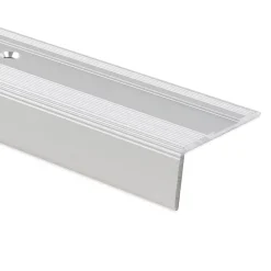 Floordirekt Profilé De Rénovation De Marche<Seuil d'escalier Glory Aluminium anodisé Forme: L Argent L 134 cm