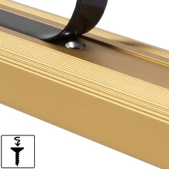 Floordirekt Profilé De Rénovation De Marche<Seuil d'escalier Glory Aluminium anodisé Forme: L Or élégant S 90 cm