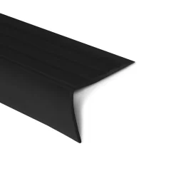 Floordirekt Profilé De Rénovation De Marche<Seuil d'escalier Michigan PVC 45 x 42 mm Noir Longueur: 100 cm