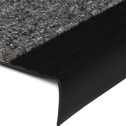 Floordirekt Profilé De Rénovation De Marche<Seuil d'escalier Michigan PVC 45 x 42 mm Noir Longueur: 120 cm