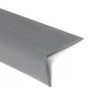 Floordirekt Profilé De Rénovation De Marche<Seuil d'escalier Michigan PVC 45 x 42 mm Gris Longueur: 100 cm