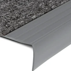 Floordirekt Profilé De Rénovation De Marche<Seuil d'escalier Michigan PVC 45 x 42 mm Gris Longueur: 120 cm
