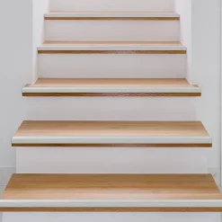 Floordirekt Seuil d'escalier Pré-percé, Forme: L 35 x 30 mm, Longueur: 90 cm, Argent- Profilé De Rénovation De Marche