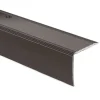 Floordirekt Seuil d'escalier Pré-percé, Forme: L 35 x 30 mm, Longueur: 90 cm, Bronze- Profilé De Rénovation De Marche