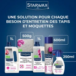 Starwax Shampoing assainissant moquettes 1L- Nettoyant Moquette|Nettoyant Moquette