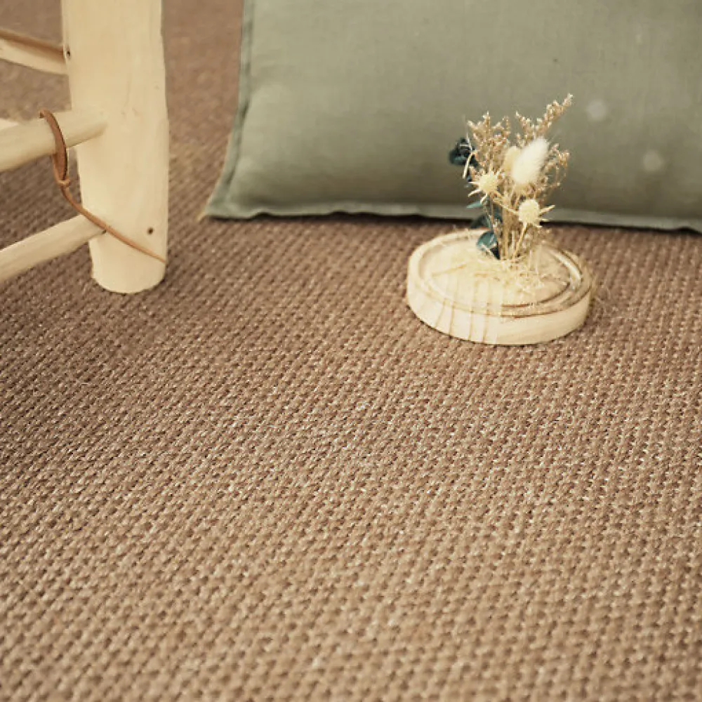 Décoweb Sisal - Tulum - Cuivre - Rouleau de 4m x 3m- Sisal Et Jonc De Mer|Sisal Et Jonc De Mer