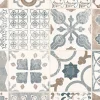 Tarkett Lino Sol Vinyle Pvc<Sol Lino - Carreaux de ciment - Naturel - Rouleau de 3m x 4m