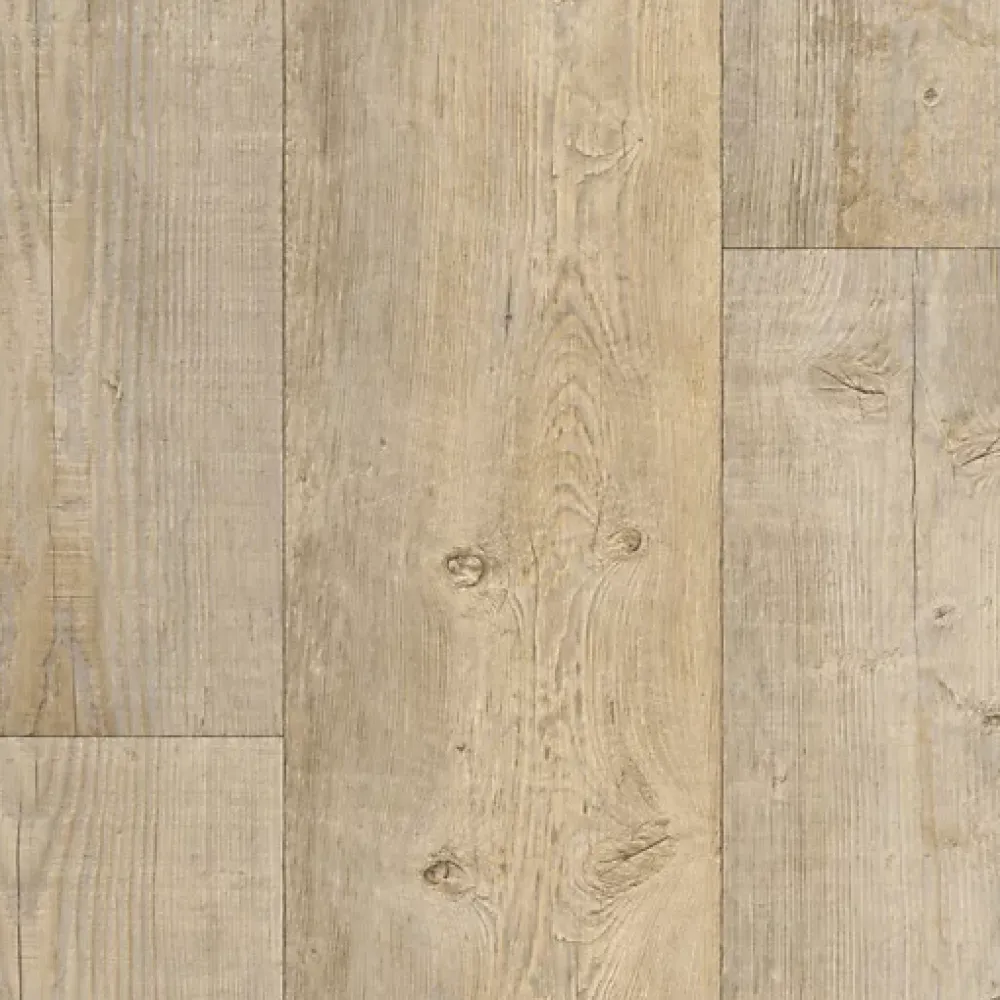 Décoweb Lino Sol Vinyle Pvc<Sol Lino - Imitation parquet bois blanc vieilli - Rouleau de 4m x 25m