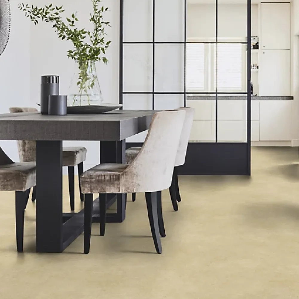 Tarkett Sol PVC Best - Effet Béton Beige - Rouleau de 4m x 5m- Lino Sol Vinyle Pvc