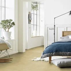 Tarkett Sol PVC Best - Effet Béton Beige - Rouleau de 4m x 5m- Lino Sol Vinyle Pvc