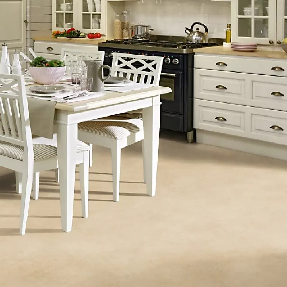Tarkett Sol PVC Best - Effet Béton Beige - Rouleau de 4m x 5m- Lino Sol Vinyle Pvc