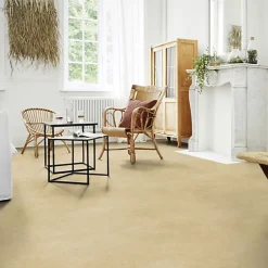 Tarkett Sol PVC Best - Effet Béton Beige - Rouleau de 1m x 5m- Lino Sol Vinyle Pvc