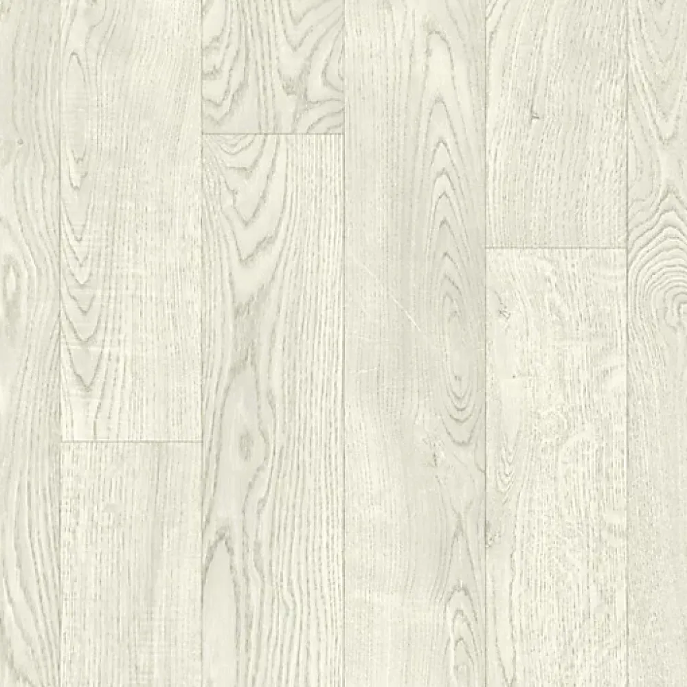 Décoweb Sol PVC Textile - Aspect parquet chêne blanc - Rouleau de 4m x 5m- Lino Sol Vinyle Pvc