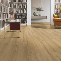 GoodHome Sol Stratifié<Sol stratifié à clipser Amersham coloris naturel 8 mm l.138 x l.19,3 cm