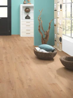 Kronostep Sol Stratifié<Sol stratifié à clipser Bergama AC5 Passage intensif - Coloris blond - L.128,8 cm x l.19,5 cm, ép. 7 mm