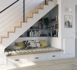 GoodHome Sol stratifié à clipser Brisbane coloris naturel 8 mm - l.129 x l.19.4 cm- Sol Stratifié