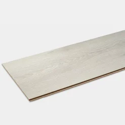 GoodHome Sol Stratifié<Sol stratifié à clipser Newlyn chêne polaire gris L.138 x l.24.4 cm x Ep.10 mm