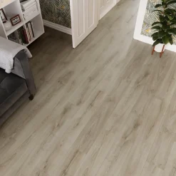 GoodHome Sol Stratifié<Sol stratifié Cleobury , passage intense AC5, effet chêne, L.126,1 cm x l.19,2 cm x ép.10 mm, résistant à l'eau