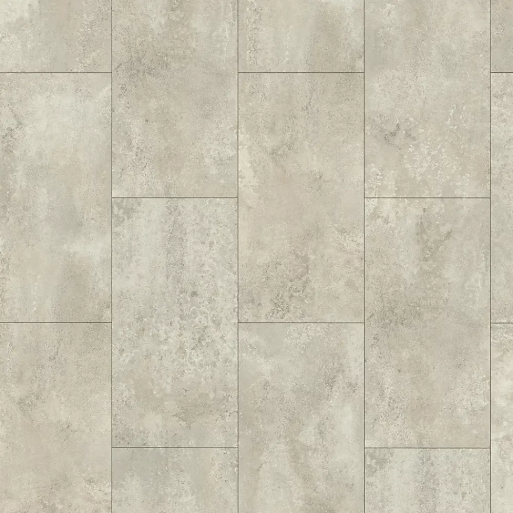 GoodHome Sol stratifié clipsable Elstree aspect pierre naturelle 8 mm compatible pièces humides- Sol Stratifié