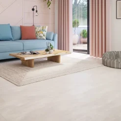 GoodHome Sol Stratifié<Sol stratifié clipsable Helmsley chêne gris 12 mm