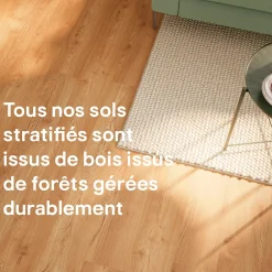 GoodHome Sol Stratifié<Sol stratifié clipsable Helmsley chêne blond 12 mm