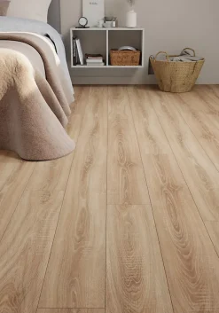 GoodHome Sol Stratifié<Sol stratifié Colloway , passage élevé AC4, effet chêne, L.138,3 cm x l.19,3 cm x ép.8 mm