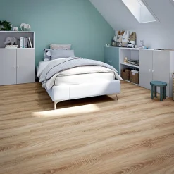 GoodHome Sol Stratifié<Sol stratifié Colloway , passage élevé AC4, effet chêne, L.138,3 cm x l.19,3 cm x ép.8 mm