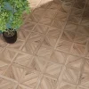 GoodHome Sol stratifié Davenant , passage intense AC5, effet chêne, L.120 cm x l.40 cm x ép.10 mm, résistant à l'eau- Sol Stratifié