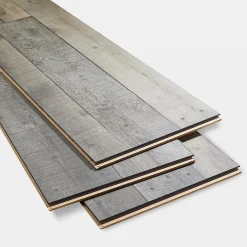 Colours Sol Stratifié<Sol stratifié Dunwich décor chêne gris L. 128,6 x l. 28,2 cm x Ep. 8 mm GoodHome