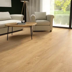 Kronospan Sol stratifié effet bois brut passage intense AC4, L.128,8 x l.19,5 cm x ép.7 mm, Kirton, resistant à l'eau- Sol Stratifié