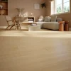 GoodHome Sol stratifié effet chêne blond passage intense AC5 L.129,2 x l.19,3 cm x ép.8 mm, Bryce- Sol Stratifié