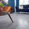 GoodHome Sol Stratifié<Sol stratifié Gladstone , passage élevé AC4, effet chêne grisé, L.128,6 cm x l.19,4 cm x ép.8 mm