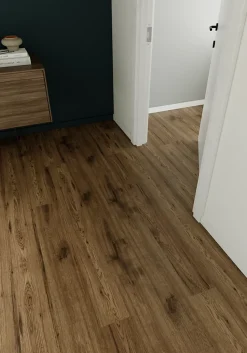 GoodHome Sol Stratifié<Sol stratifié Hickory , passage intense AC5, effet bois Hickory miel, L.138,3 cm x l.15,9 cm x ép.8 mm