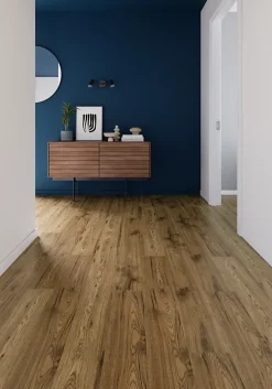 GoodHome Sol Stratifié<Sol stratifié Hickory , passage intense AC5, effet bois Hickory miel, L.138,3 cm x l.15,9 cm x ép.8 mm
