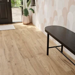GoodHome Sol Stratifié<Sol stratifié Hickory , passage intense AC5, effet bois Hickory miel, L.138,3 cm x l.15,9 cm x ép.8 mm