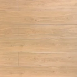 Homflor Sol stratifié Hickory yellowstone , passage extrême AC6, effet bois Hickory blond, L.128,6 cm x l.21,4 cm x ép.10 mm, résistant à l'eau- Sol Stratifié