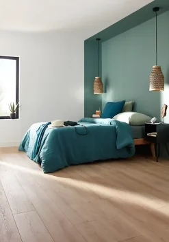 GoodHome Sol stratifié Malton décor chêne naturel 10 mm l.138 x l.19,3 cm- Sol Stratifié