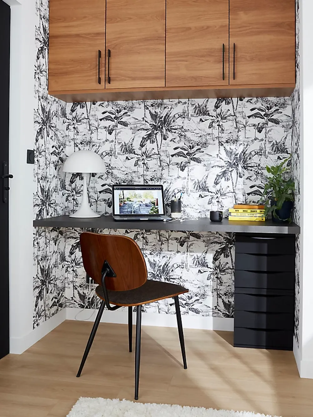 GoodHome Sol stratifié Malton décor chêne naturel 10 mm l.138 x l.19,3 cm- Sol Stratifié