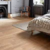 GoodHome Sol Stratifié<Sol stratifié Mossley 2 bois coloris naturel l.128,5 x l.19,2 x ep.10 mm