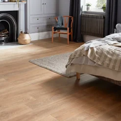 GoodHome Sol Stratifié<Sol stratifié Mossley 2 bois coloris naturel l.128,5 x l.19,2 x ep.10 mm