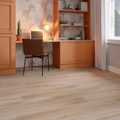 GoodHome Sol stratifié Northfleet , passage modéré AC3, effet chêne, L.138,3 cm x l.19,3 cm x ép.7 mm- Sol Stratifié