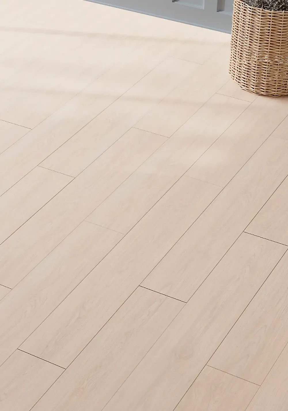 GoodHome Sol Stratifié<Sol stratifié passage intense AC5, effet bois brut, L.129,2 cm x l.19,3 cm x ép.8 mm Bryce