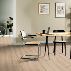 Sol stratifié Portsmouth, passage intense AC5, effet bois brut naturel brun L.129,2 x l.19,3cm x ép.8mm, résistant à l'eau- Sol Stratifié